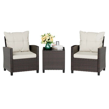 Arlayne 2 - Person Outdoor Rattan Patio Set with Cushions - Melillo EnterprisesAll categories